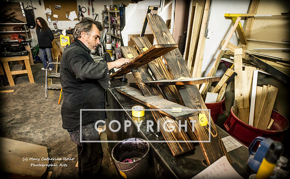 Steve Olson, focused, Skateboarding Sculpture process, 2.4.14-285-21